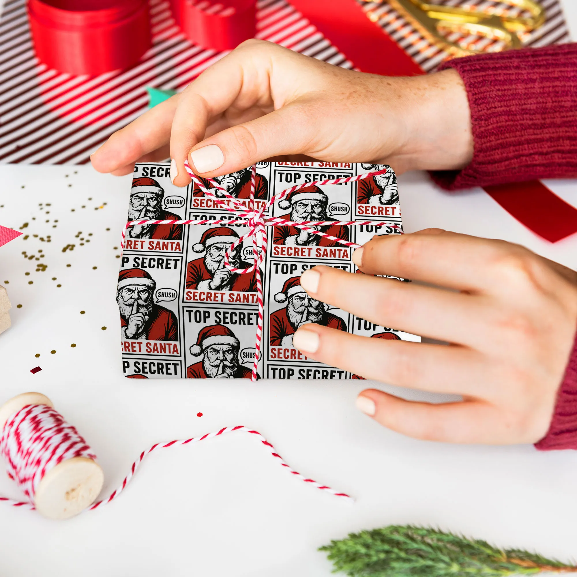 Secret Santa Wrapping Paper image 6